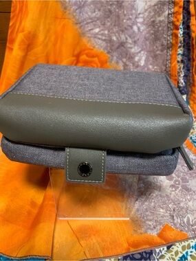 Bulgari Gray toiletry/ Cosmetic/amenity bag Pouch